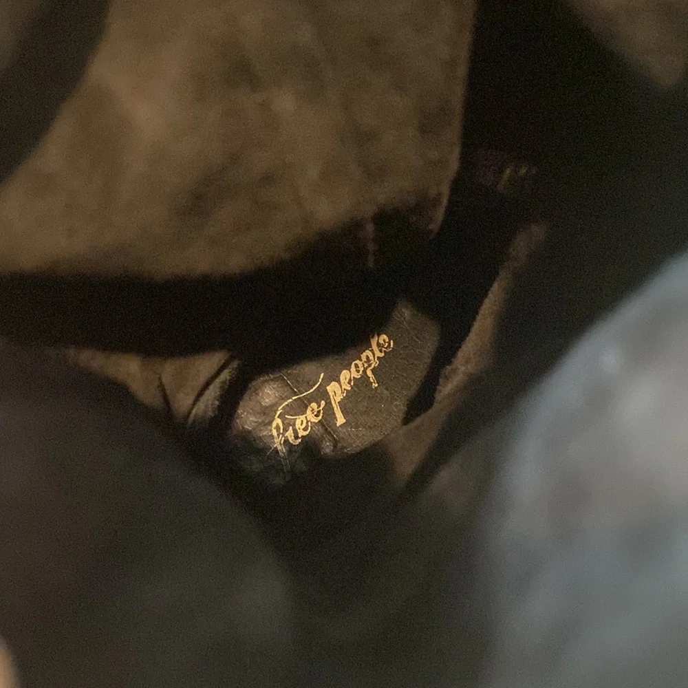 Free People black suede boots - Picture 5 of 7